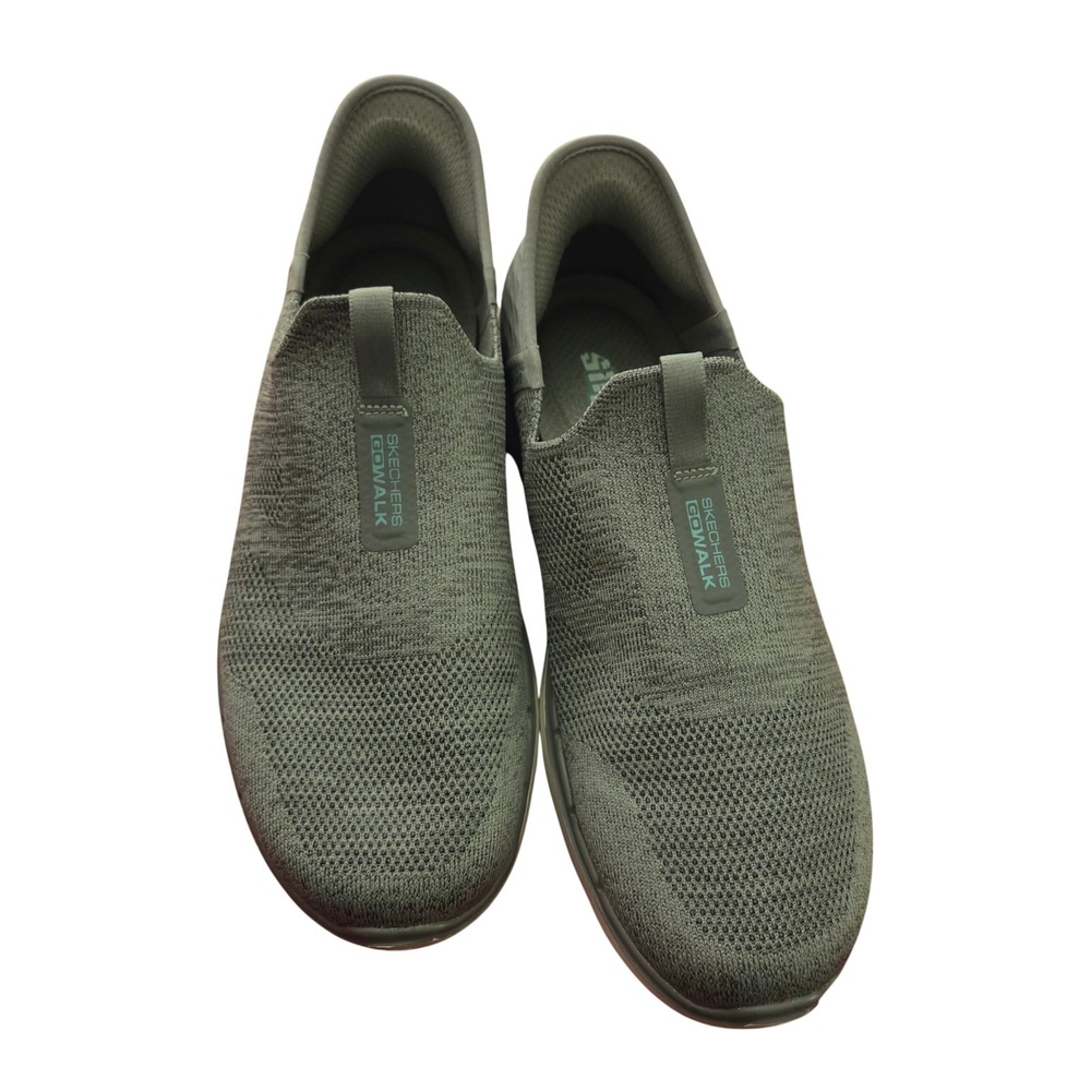 Skechers GoWalk Slip-ins Gray Textile Walking Shoes 124569 Mens 10